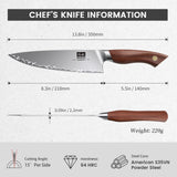 Seagull American S35VN 7" Chef knife