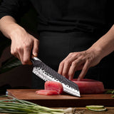 SHAN ZU Tengu Santoku Knife